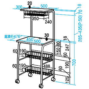 HLK-50SV / ノートPC用デスク(ビーチ柄)