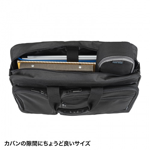 IN-AD10BK【トラベル小物ポーチ（W255×D97×H60mm）】モバイル