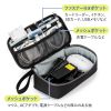 IN-AD9BK トラベル小物ポーチ(W215×D115×H60mm) IN-AD9BK / トラベル小物ポーチ(W215×D115×H60mm)