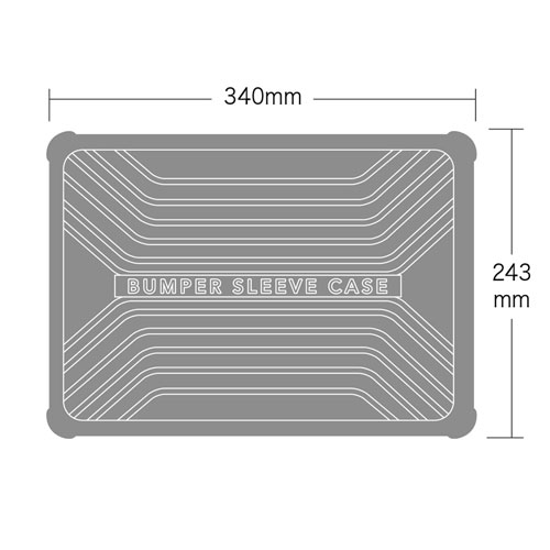 IN-BMACPR1301BK / MacBook Proバンパーケース