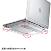 IN-CMAC13CL MacBook Proハードシェルカバー(クリア) IN-CMAC13CL / MacBook Proハードシェルカバー(クリア)