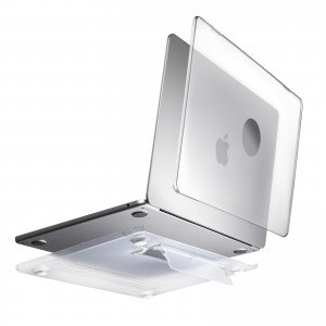 MacBookを傷から守る、スタンド付きハードカバーを発売