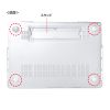 IN-CMACP1401CL MacBook Pro用ハードカバー(スタンド付き) IN-CMACP1401CL / MacBook Pro用ハードカバー(スタンド付き)