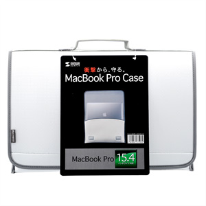 IN-FMAC15W / MacBook低反発ケース（15.4インチワイド・ホワイト）