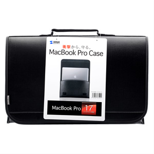 IN-FMAC17BK / MacBook低反発ケース（17インチワイド・ブラック）