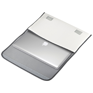 IN-FMAC17W / MacBook低反発ケース（17インチワイド・ホワイト）