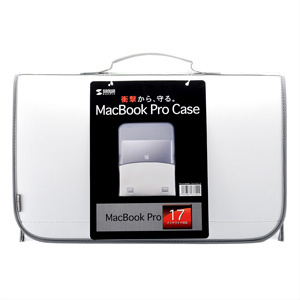 IN-FMAC17W / MacBook低反発ケース（17インチワイド・ホワイト）