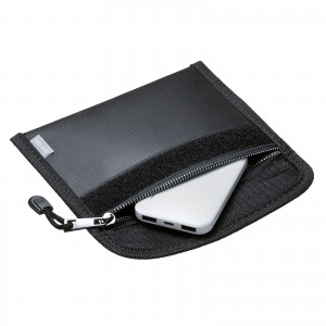 モバイルバッテリーの持ち運びや保管に最適な難燃性に優れたポーチを発売
