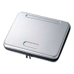 IN-HDA4SV / 衝撃吸収セミハードケース（A4・シルバー）