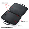 IN-HMAC13BK MacBook衝撃吸収インナーケース IN-HMAC13BK / MacBook衝撃吸収インナーケース