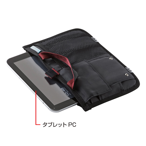 IN-IT13BK / IT小物入れ（7インチタブレットPC対応）