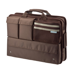 IN-IT16BR / IT小物入れ(13.3インチワイド対応・ブラウン)