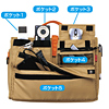 IN-IT3CA IT小物入れ(キャメル・PC対応) IN-IT3CA / IT小物入れ(キャメル・PC対応)