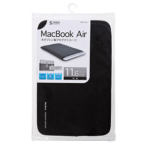 IN-MAC11BK MacBook Air用プロテクトスーツ(11.6インチワイド) IN-MAC11BK / MacBook Air用プロテクトスーツ(11.6インチワイド)