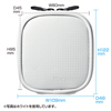 IN-MACAD2BK MagSafe電源アダプタ専用ケース (ブラック) IN-MACAD2BK / MagSafe電源アダプタ専用ケース (ブラック)