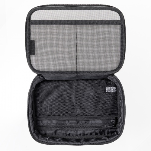 IN-MSBOX1BK / メッシュガジェットケース（W190×D65×H130mm）