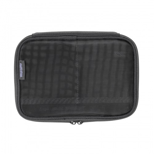 IN-MSBOX1BK / メッシュガジェットケース（W190×D65×H130mm）