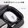 IN-MSBOX1BK / メッシュガジェットケース（W190×D65×H130mm）