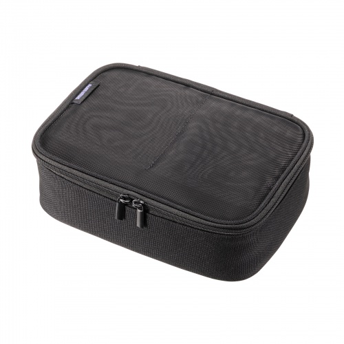 IN-MSBOX1BK / メッシュガジェットケース（W190×D65×H130mm）