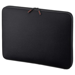 IN-SG15BK / 低反発3Dメッシュケース（16インチワイド対応・ブラック）