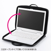 IN-TP15BK スリムインナーケース(15.6インチワイド) IN-TP15BK / スリムインナーケース(15.6インチワイド)