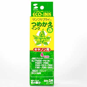 INK-3M / つめかえインク（マゼンタ・30ml）