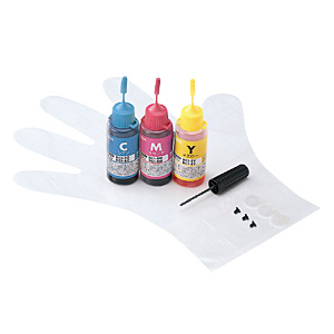 INK-6SET30S / つめかえインク(3色セット・各30ml)
