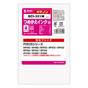 INK-C321M500 / つめかえインク（マゼンタ・500ml）