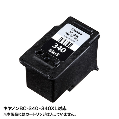 INK-C340B60S / 詰め替えインク（顔料ブラック・60ml）
