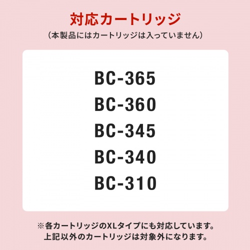 対応カートリッジ型番表