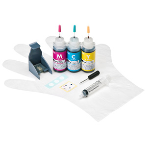 INK-H61S30S / 詰め替えインク(hp61シリーズ用・各30ml・3色セット)