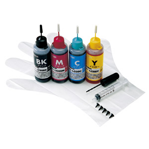 INK-LC09BS60S / 詰め替えインク(4色セット・60ml)