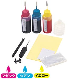 INK-MJ810K / つめかえインク(カラー・各30ml)