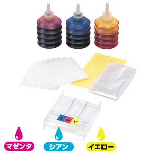 INK-MJ830K / つめかえインク(3色セット・各15ml)