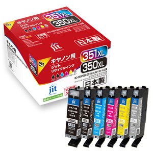 JIT-AC3503516PXL / リサイクルインクカートリッジ BCI-351XL+350XL/6MP対応