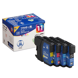 JIT-B114P / リサイクルインク　LC114PK互換　4色セット（ブラック・シアン・マゼンタ・イエロー）
