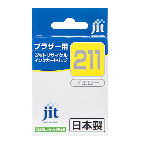 JIT-B211Y / リサイクルインクカートリッジ　LC211Y対応