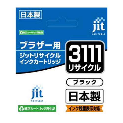 JIT-B3111B / リサイクルインクカートリッジ　LC3111BK