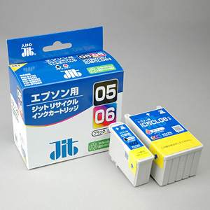 JIT-E05B06C【IC1BK05/IC5CL06タイプ 再生インクカートリッジ（カラー