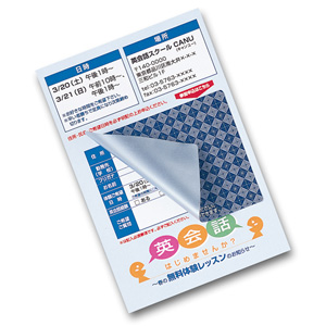 JP-HKSEC11 / 貼り直しができる目隠しシール(2面付)