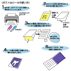 JP-HKSEC1 / ポストdeシール(セット)