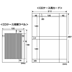 JP-INDK4 / インクジェットフォト光沢スリムCDケース用カード