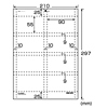 JP-MC8 / インクジェット名刺カード(8面付)