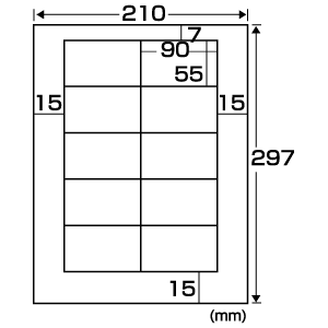 JP-MCP2 / インクジェットカラー名刺カード（ピンク）