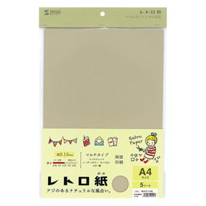 JP-MTRT07 / レトロ紙(マルチタイプ・象牙色)