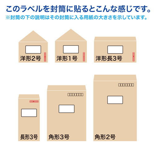 JP-TA10AN / インクジェットプリンタ用宛名ラベル