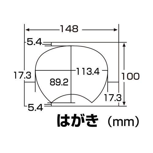 JP-UTIWA3C-2 / 手作りうちわキット（小・透明・2本入り）