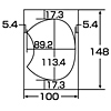 JP-UTIWA3 インクジェット手作りうちわキット(小) JP-UTIWA3 / インクジェット手作りうちわキット(小)