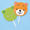 JP-UTIWA4 インクジェット手作りうちわキット(動物) JP-UTIWA4 / インクジェット手作りうちわキット(動物)