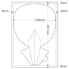 JP-UTIWA7E マルチタイプ手作りエコうちわ(2本分入り) JP-UTIWA7E / マルチタイプ手作りエコうちわ(2本分入り)